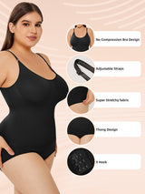 Women's Full Body Shaper Bodysuit — Tummy Control & Bust Support, All Day Comfort
